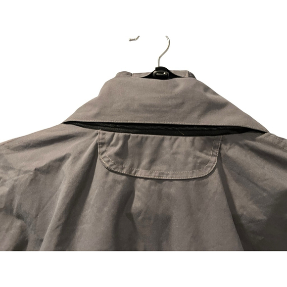 Harley Davidson Men's Size Large Jacket Nylon Waterproof Lined Hooded Grey Black - Picture 9 of 11